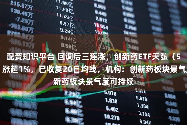 配资知识平台 回调后三连涨，创新药ETF天弘（517380）涨超1%，已收复20日均线，机构：创新药板块景气度可持续