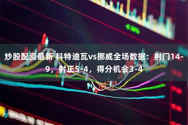 炒股配资最新 科特迪瓦vs挪威全场数据：射门14-9，射正5-4，得分机会3-4